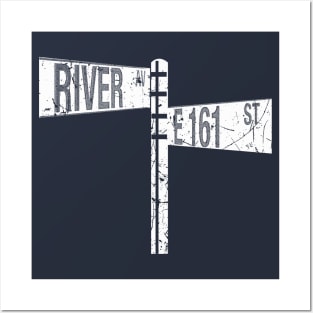 161st and River Outline Posters and Art